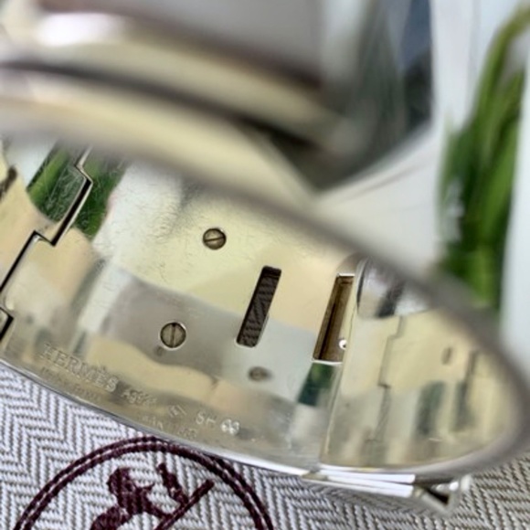 CDC HERMES SILVER 925 CUFF - Picture 6 of 6
